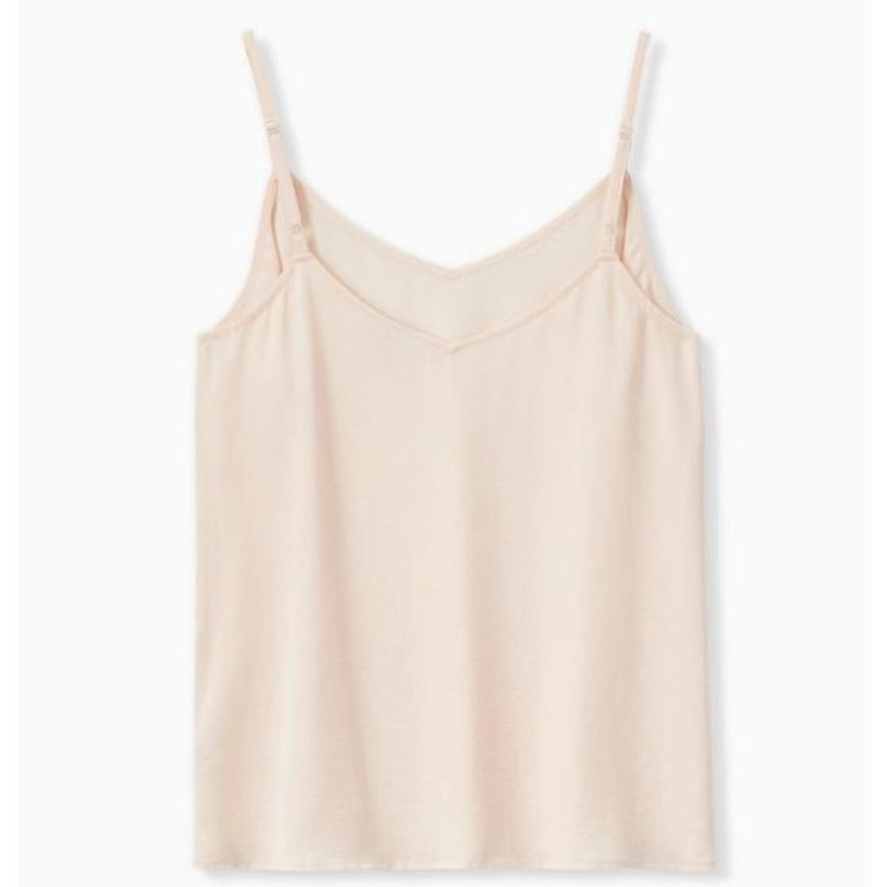 Women's Sophie Peach Blush SL Satin Swing Cami SZ 5X - Picture 4 of 9